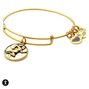 ALEX AND ANI OLYMPIC FIRST ON RECORD BANGLE BRACELET